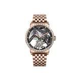 9001F9 Черный Золото Ободок-Стальной Браслет