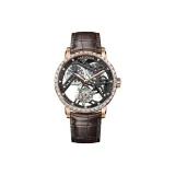 9001F2 Черный Золото Ромб Обруч-Черный Ремешок