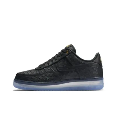 Nike Air FORCE 1 Скейтборд Кроссовки Низкие Черные Унисекс