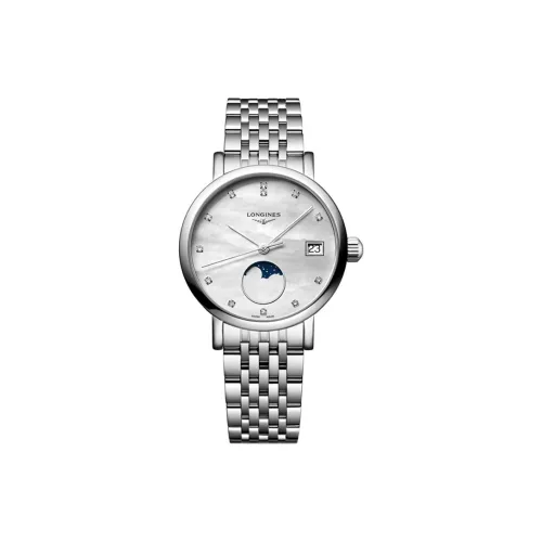 Longines Quartz Movement Женские Watchmaking Tradition Collection Часы 30MM Белые