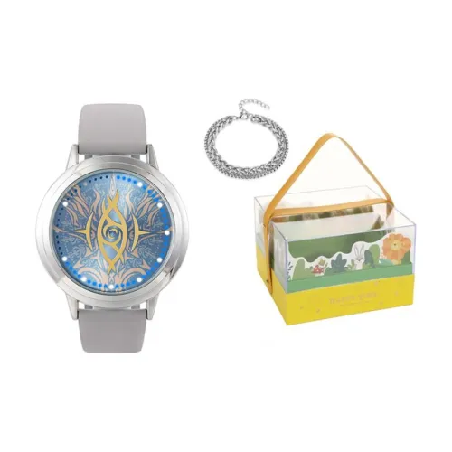 Ingyunshi Soul Land Коллаборация Электронный механизм Искусственная кожа Ремешок Часы Унисекс Многоцветный Циферблат часов