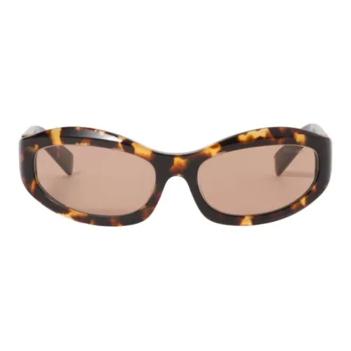 MIU MIU Ацетат Кошачий глаз Солнцезащитные очки Женские Черепаховый