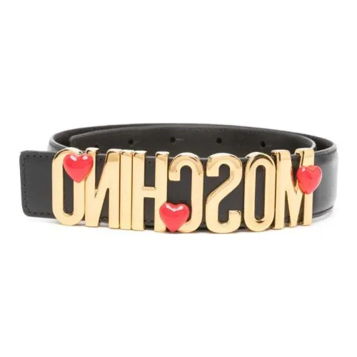 MOSCHINO Кожаные ремни для женщин