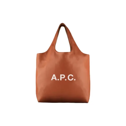 A.P.C Сумка Tote из смешанных материалов сумка для покупок сумка через плечо унисекс цвет фундуковый