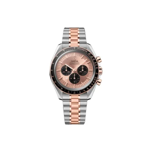 OMEGA Ручной Механический Movement Унисекс Super Tyrant Series Professional Moon Watch 42 мм Розовый