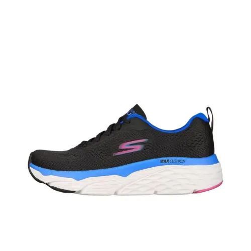 Skechers MAX CUSHIONING ELITE Ziva Low Топ Спортивная повседневная обувь Женская Черная Синяя