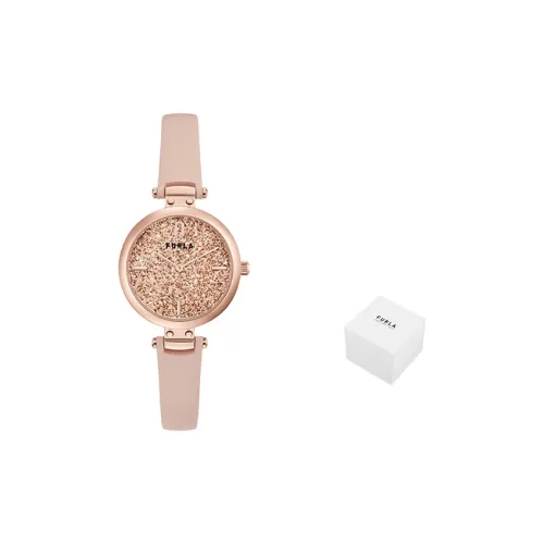 Furla HERITAGE Series Наручные часы Кварцевый механизм Натуральная кожа Ремешок 32 мм Розовое золото Циферблат Женские часы