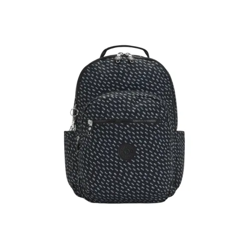 Kipling Переработанный полиэстер Рюкзак Большой Женские Черный Синий