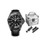 [Ремень Версия] Чисто черный, стиль позиционирования - синий свет