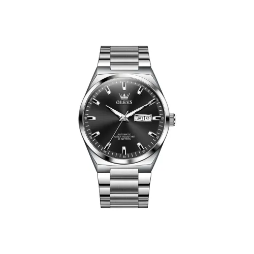 OLEVS Play The Cool Series Механические часы Мужские часы Черный циферблат