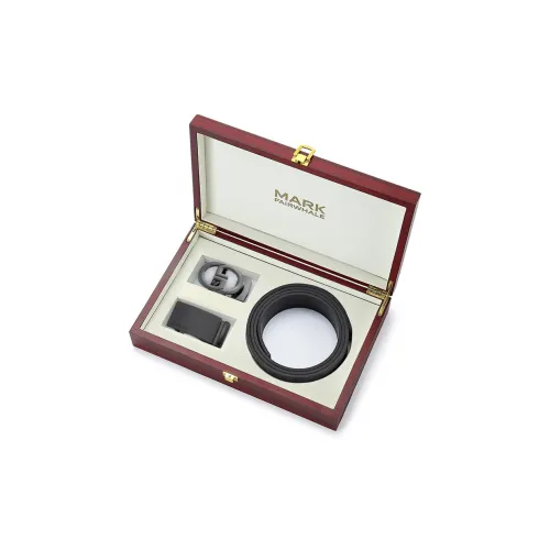 FAIRWHALE Классический C Stripe Деловой повседневный стиль Ремень из настоящей кожи Набор Кожаные ремни Мужской Ширина 3,5CM