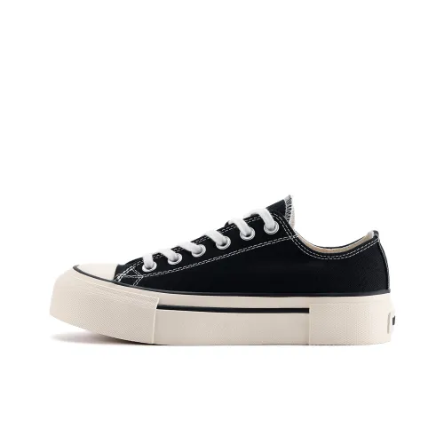 VEEMES Canvas Shoes Unisex Classic Black