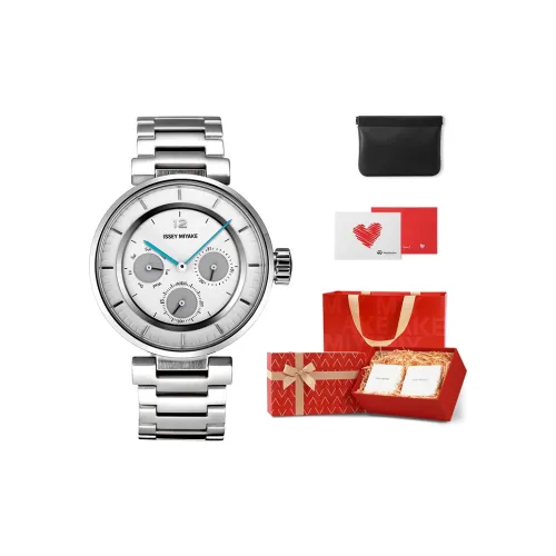 ISSEY MIYAKE W Series Кварцевый механизм нержавеющая сталь ремешок женские часы белый циферблат