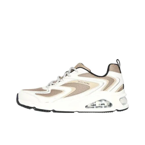 Skechers Tres Air Uno Дышащий Низкий Топ Повседневная Обувь Женская Белая Коричневая