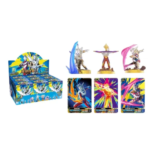 KAYOU Ultraman Hero Emblem Collection Кукла Штамп Слепые коробки Одиночная коробка Целая коробка 9 шт
