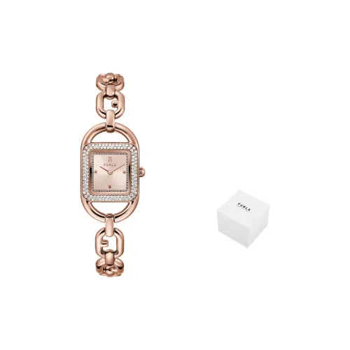 Furla GLAMOUR CHIC Collection Часы Кварцевый механизм Ремешок из нержавеющей стали 24 мм