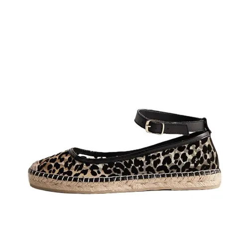 FREE PEOPLE Mason Балет Espadrilles Женские Черный