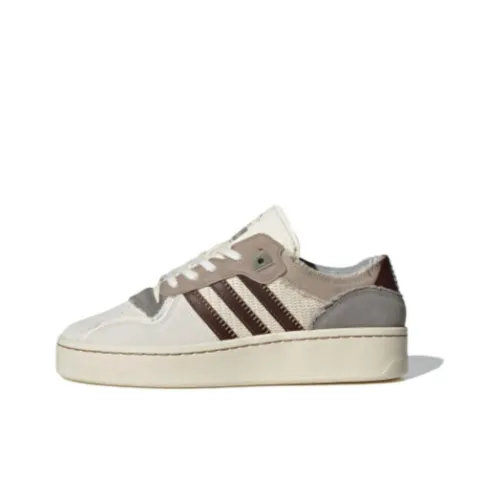 Adidas Originals Rivalry Slip Resistant Abrasion Resistant Низкие Скейтборд Кроссовки Унисекс Бежевый Коричневый