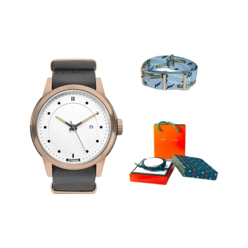 HYPERGRAND Наручные часы Кварцевый механизм Нейлоновый ремешок Белый циферблат Мужские часы