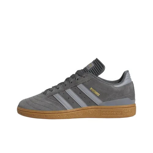 Adidas Originals Busenitz Slip-Resistant Abrasion-Resistant Low-Top Skateboard Shoes Men's Gray Adidas Originals Busenitz Противоскользящие устойчивые к истиранию низкие топовые скейтбордические кроссовки мужские серые