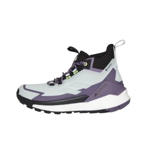 adidas Terrex FREE HIKER Slip-resistant Abrasion-resistant MID Топ Streetwear Унисекс Silver