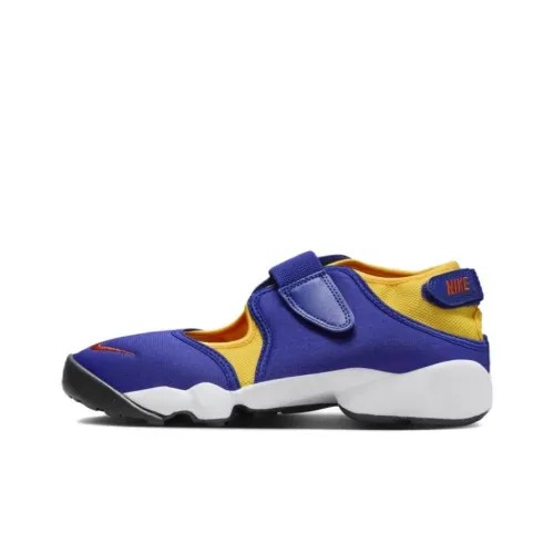 Nike Air Rift Slip Resistant Abrasion Resistant Низкий Топ Повседневная обувь Женская Синий Красный