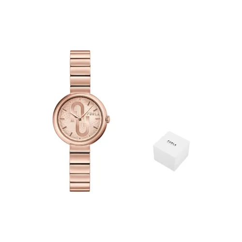 Furla HERITAGE Series Наручные часы Кварцевый механизм Ремешок из нержавеющей стали 32 мм Розовое золото Циферблат часов Женские часы