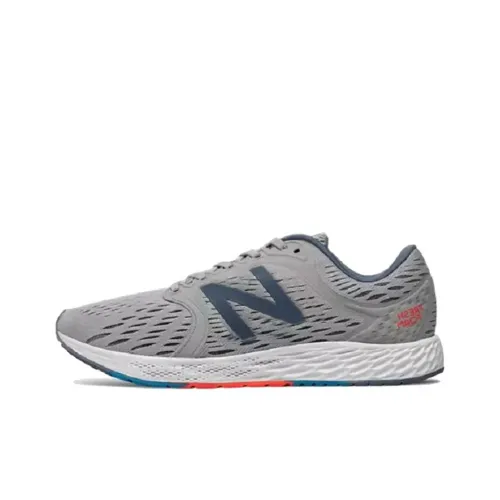New Balance NB Zante Устойчивый к истиранию Дышащие Низкие Беговые кроссовки Мужские Дымчатый Серый