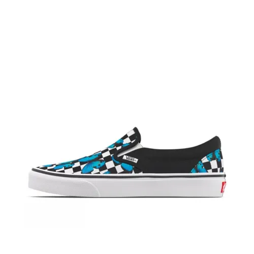 VANS Slip On Series Classic Low Top Скейтборд Кроссовки Unisex Blue
