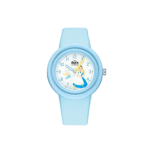 Дисней Кварцевый Movement Женские Часы Алиса в Стране чудес 42 мм Многоцветные