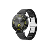 Три бусины черного цвета (серебряная пряжка)