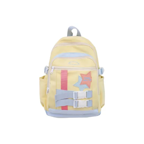 KAKAXI Нейлон Рюкзак Женские Черный Белый Фиолетовый Желтый