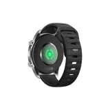 Спортивный силиконовый браслет для часов, полоска [черный]