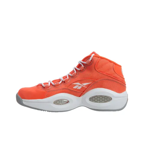 Reebok Question Mid ONLY THE STRONG Survive MID Баскетбольные кроссовки Unisex Оранжевый Белый
