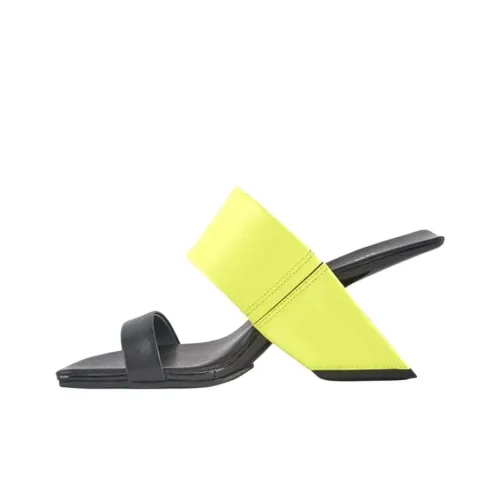 UNITED NUDE Слипоны 8 см Женские Желтые