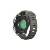 Спортивный силиконовый браслет для часов, полоска [серо-зеленый]