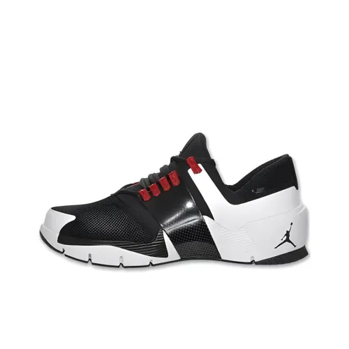 Jordan Trunner Амортизация Износостойкие Низкие Кроссовки для Тренировок Унисекс Черный Белый