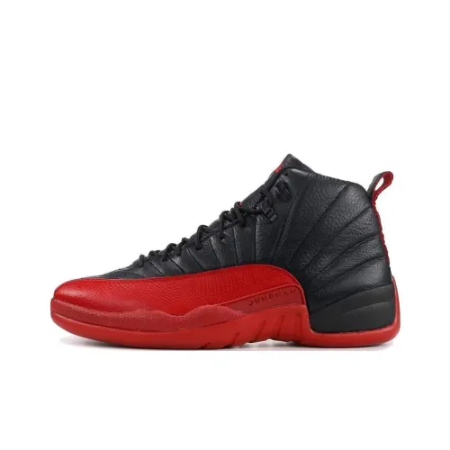 Jordan Air Jordan 12 Retro Flu Game 2003 High Top Винтажные баскетбольные кроссовки Мужские Черные Красные
