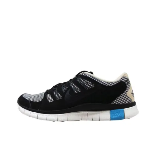 Nike Free 5,0 EXT QS Амортизация и Дышащий Низкий Топ Беговые кроссовки Унисекс Черный