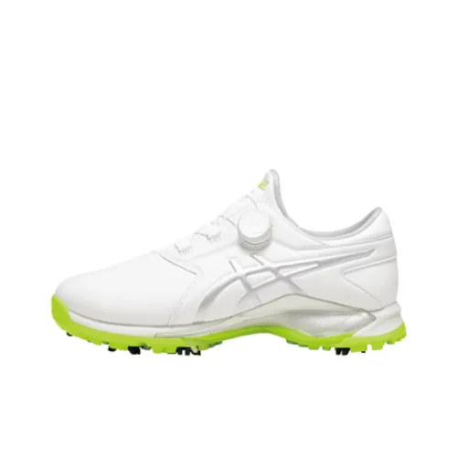 Asics Гель Ace Pro M BOA Устойчивый к истиранию Низкий Топ Обувь для гольфа Мужская Желтая Белая