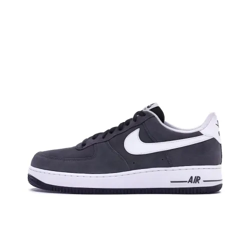 Nike Air Force 1 '07 Амортизация Износостойкий Низкий Топ Скейтборд Кроссовки Унисекс Черный