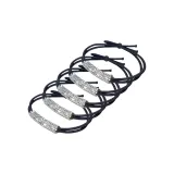 Резинка для волос, стразы - упаковка из 5 штук