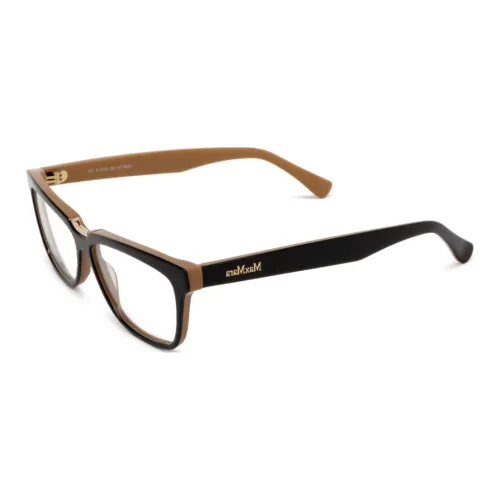 MaxMara Ацетат Нерегулярная форма Оправы для очков Женские Черный