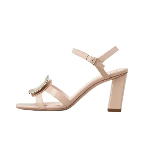 Roger Vivier Belle Vivier One Sandals Strap 7,6 см Женские Розовые