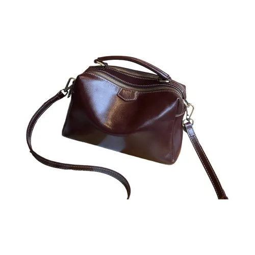 TTaG．baG Корова Кожа Сумка Сумка через плечо Сумка через плечо Стандартная Женская Виноградный Кофейный Зеленый