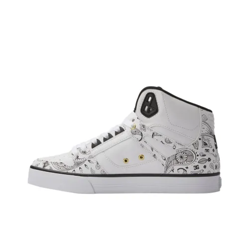 DC Shoes High Топ Скейтборд Кроссовки Мужские Белые