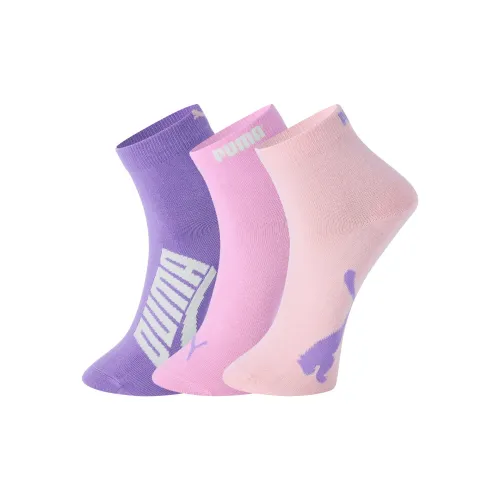 PUMA 3 шт Светло-розовый/Фиолетовый/Розовый Женские MID Носки до икры