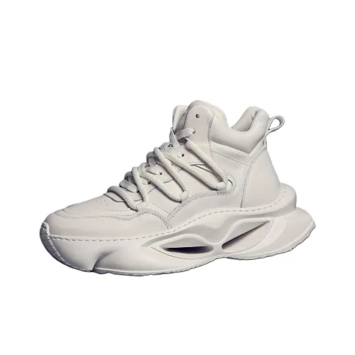 JANE HARLOW Высокий топ Повседневная обувь Мужская Белый