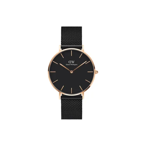 Daniel Wellington DW Watch Мужские Кварцевые Механические Часы с Ремешком из Нержавеющей Стали 36 мм Черный Циферблат Мужские Часы