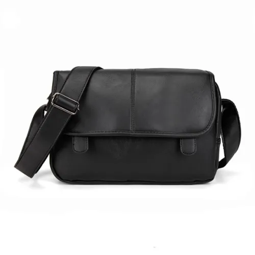 TTaG．baG Сумка через плечо из ПУ (полиуретана) мужская черная